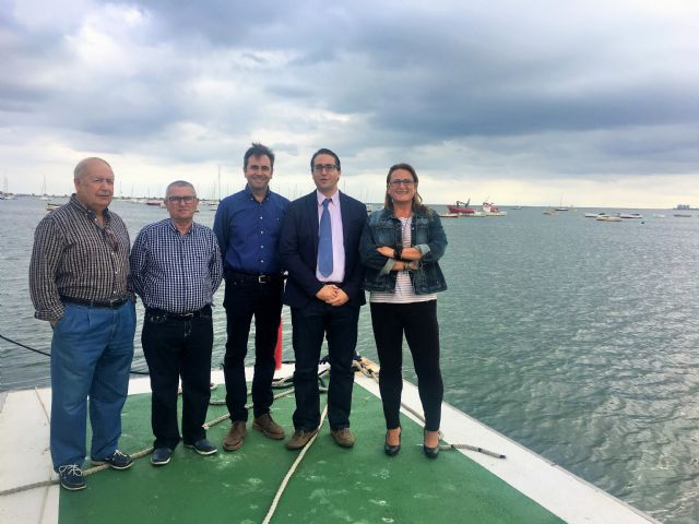 El director general de Puertos visita los puertos de Lo Pagán y de Marina de las Salinas