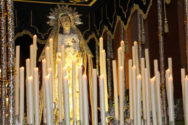 La procesión del Viernes de Dolores inicia la Semana Santa de San Pedro del Pinatar, declarada de Interés Turístico Regional