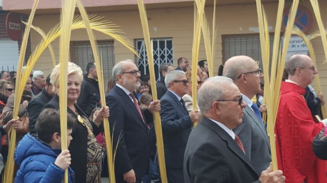 Las procesiones de Las Palmas y Jesús Triunfante protagonizan el Domingo de Ramos en San Pedro del Pinatar