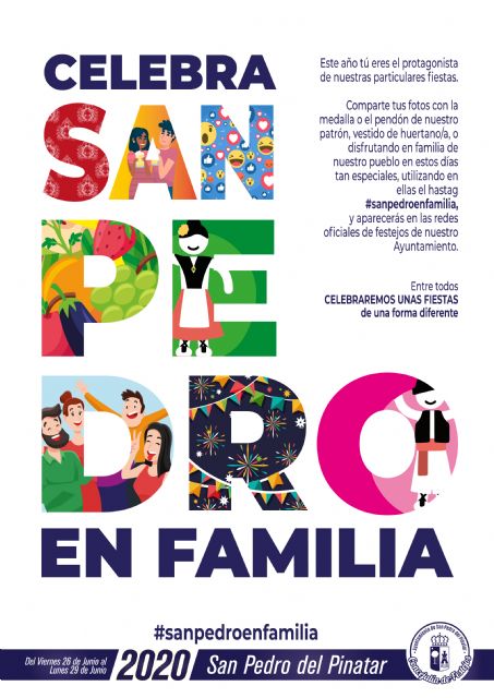 San Pedro del Pinatar anima a vivir las fiestas patronales en familia