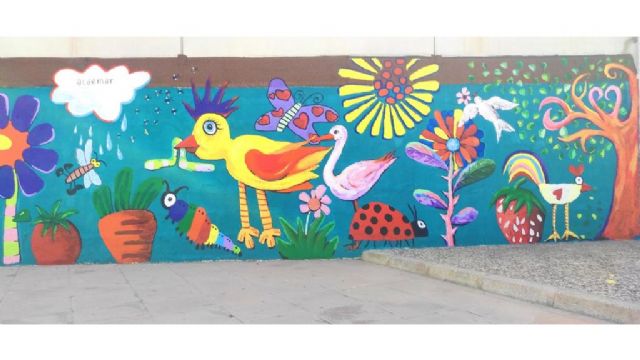 Aidemar y Afemar finalizan murales inclusivos en el Parque de La Aduana