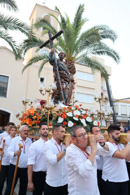 San Pedro del Pinatar honra a su patrón en el Día Grande de sus fiestas